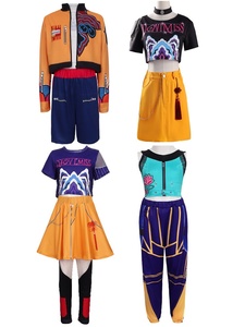 Costumi da Festa K-POP Demon Hunter, Outfit da Superstar per Ragazze, Costume di Carnevale per Bambini Mirarumi Zoi - Product Image 3