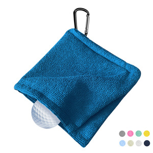 Serviette de nettoyage de balles de golf en microfibre pour le sport en plein air, vente en gros - Product Image 1