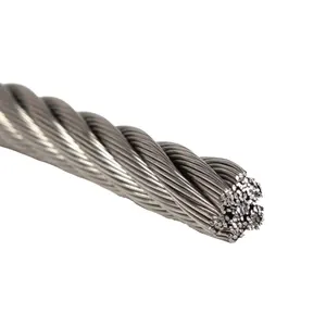 Steel Wire Rope Galvanised 1/8" 1/4" 5/32" 3/16" Wire Rope 7x7 / 7x19 Steel Cable With High Quality