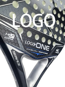 Raquettes de Padel de Haute Qualité en Gros, Cadre en Fibre de Carbone Aérodynamique Forme Goutte d'Eau, Cœur en EVA - Product Image 4