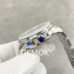 Montre pour homme de style nouveau, mouvement automatique Cal.19, verre saphir, acier inoxydable, fermoir solide, montres pour homme, montre-bracelet pour homme - Product Image 6