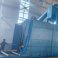 Máquina de Granallado con Rodillos Transportadores para Estructuras de Acero
