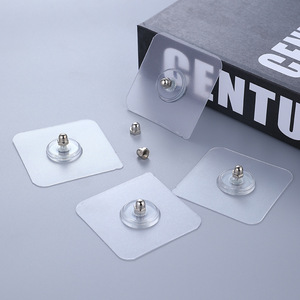 Support de prise de courant sans poinçon adhésif Prise de courant murale Gestionnaire de support de prise murale Carte de prise sans poinçon murale suspendue - Product Image 1