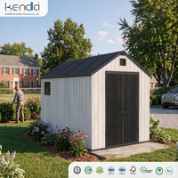 Abri de jardin Kenda APEX 8x10 blanc, résistant aux intempéries, avec porte verrouillable, pour cour, patio, jardin, équipement de jardinage