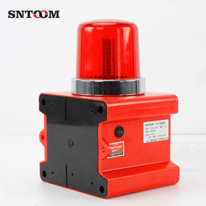 Cần Cẩu biển báo động âm thanh hình ảnh 125dB chống mưa chống ăn mòn vật liệu ABS công suất cao có thể điều chỉnh còi báo động công nghiệp - Product Image 2