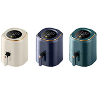 Approvisionnement direct usine – Four friteuse à air multifonction en acier inoxydable, capacité 7L, contrôle numérique, 1300W/1400W, pour usage domestique