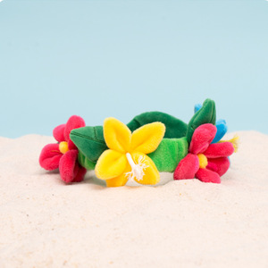 Pelucheux <span class=keywords><strong>pour</strong></span> divertir jouets <span class=keywords><strong>pour</strong></span> animaux <span class=keywords><strong>de</strong></span> compagnie guirlande hawaïenne fleur mignon remorqueur <span class=keywords><strong>de</strong></span> guerre jouet interactif <span class=keywords><strong>pour</strong></span> chiens et chats - Product Image 2