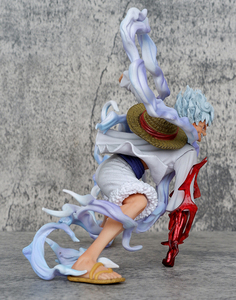 Figuras de 17.5cm de <span class=keywords><strong>One</strong></span> <span class=keywords><strong>Piece</strong></span>, God Nika <span class=keywords><strong>Gear</strong></span> <span class=keywords><strong>5</strong></span>, Monkey D. <span class=keywords><strong>Luffy</strong></span> en Postura de Sentadilla, <span class=keywords><strong>Figura</strong></span> de Acción con Cabello Blanco, Modelo de Juguete - Product Image 5