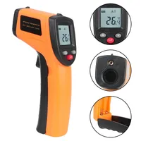 HEDAO GM320 termometer genggam Digital, pengukur suhu Laser genggam Digital -50 ~ 380C C/F IP67