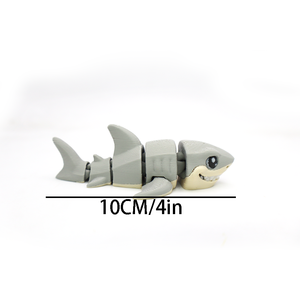 Jouet Requin Multicolore Imprimé en 3D Tendance, Ornements Créatifs Articulés et Mobiles pour Artisanat, Cadeaux, Dinosaures et Animaux - Product Image 2