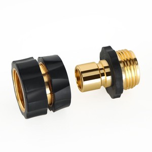 Conector de manguera de jardín de 3/4 pulgadas, de metal, plástico y aluminio, duradero, para pistola de agua de lavado de coches y accesorios de manguera de jardín - Product Image 2