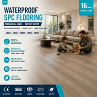TAP & GO Meistverkaufter Wasserdichter SPC-Vinylplanken-Bodenbelag Moderner Innenbereich UV-Beschichtung Online-Klick-SPC-Bodenbelag