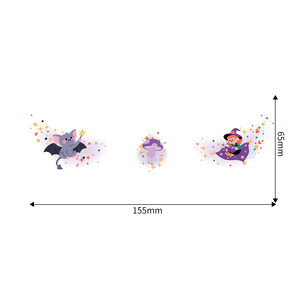 Nuevas pegatinas de transferencia facial de <span class=keywords><strong>terror</strong></span> para Halloween, tatuajes temporales desechables, impermeables, resistentes al sudor, fáciles de quitar, cosméticos - Product Image 1