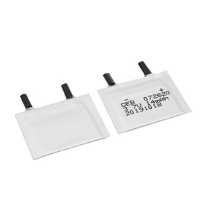 Factory directly 0,7mm ultra thin Li-ion battery cell small 072620 14mAh 3,7 V lipo lithium polymer ultrathin rechargeable battery - Product Image 3