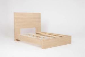 Ensembles de chambre à coucher contemporains en 3 pièces de couleur naturelle avec cadre de <span class=keywords><strong>lit</strong></span> en bois, commode et table de chevet pour la maison, l'hôtel, l'appartement - Product Image 3