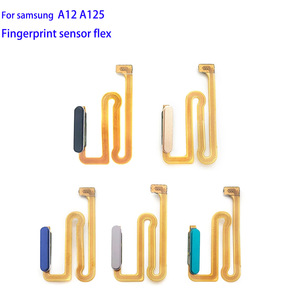 Nouveau pour Samsung Galaxy A12 A125 <span class=keywords><strong>A125F</strong></span> bouton d'accueil capteur d'empreintes digitales Flex avec bouton d'alimentation câble flexible - Product Image 3