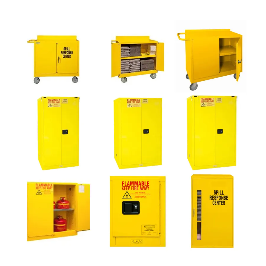 Physical Laboratory Chemical Storage Custom Safety 30 /45/60/90 Gal Flammable Hazmat Chemistry Lab Stainless Steel Cabinet