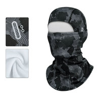 Masque de ski intégral unisexe personnalisé avec logo, lavable, thermique, en polaire, pour le cyclisme en plein air, la moto, coupe-vent