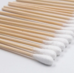 Tongkat kayu sekali pakai Medis kapas bambu bedah bola kapas kapas - Product Image 6