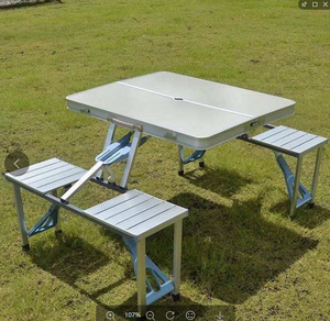 Tavolo Pieghevole Tuoye Facile da Trasportare per Esterni - Product Image 1