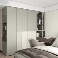 Armoire en bois sur mesure haut de gamme, armoire moderne pour chambre à coucher, armoire pour villa de luxe