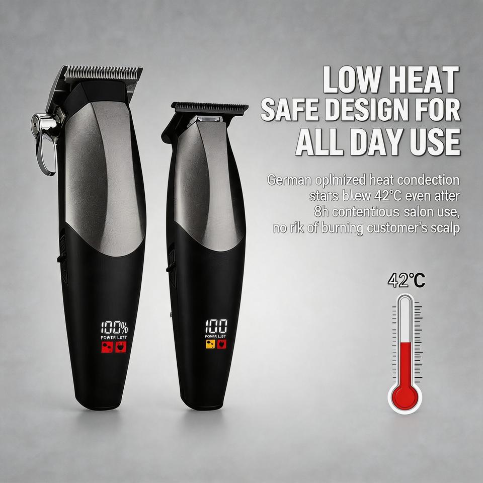 Professional Hair Cutting Machine Cordless USB Charging Barber Trimmer ...