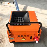 Pompe à béton électrique à vis, portable, pour coulage de structures secondaires, machine de transport de mortier pour chantier de construction