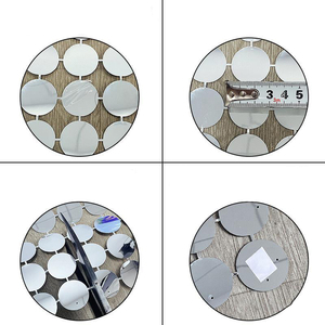 Neue schimmernde Pailletten Glitter Wand paneele Spiegel Vorhang fassade Hochzeit Bühne Geburtstags feier Hintergrund dekoration - Product Image 6