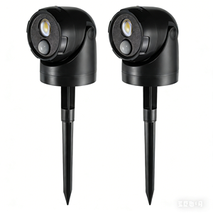 Follow <b>Spot</b> <b>Light</b> Fluorescent Garden Use IP44 Waterproof <b>Battery</b> Powered Motion Sensor Control 120 Beam Angle - Product Image 1