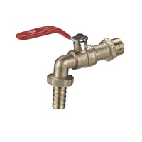 BH duvara montaj 1/2 "pirinç bahçe çeşme musluğu açık musluk pirinç çeşme musluğu