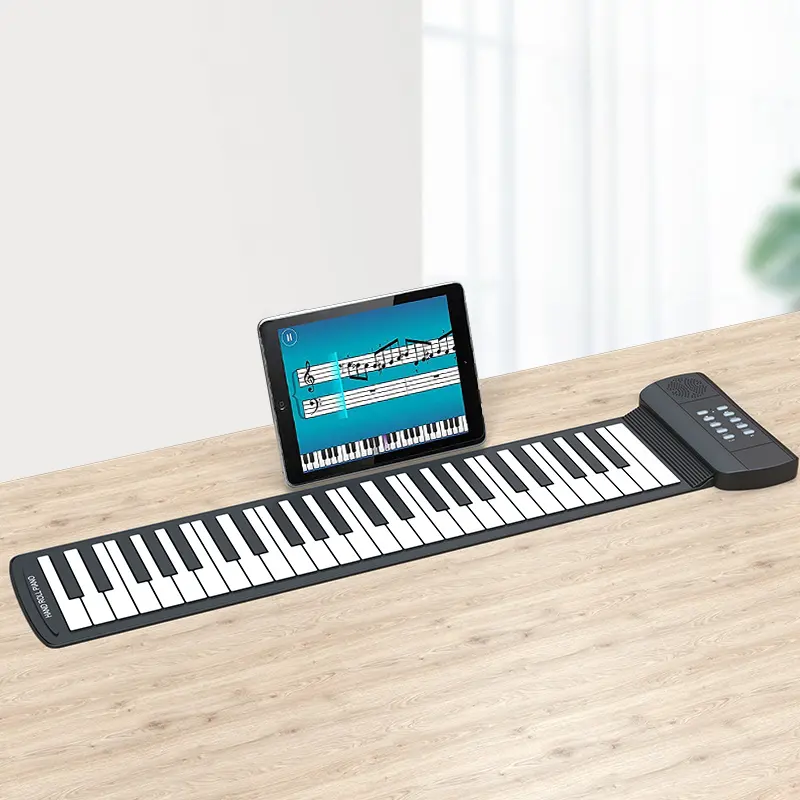 Professional Musical Instruments Piano Price 49 Key Digital Roll Up Keyboard Piano