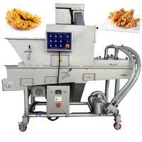 Machine à paner commerciale |   Machine automatique à paner les nuggets de poulet et les filets de poisson pour les usines de snacks