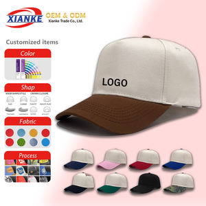 قبعة بيسبول فاخرة للنساء والرجال بتصميم ثنائي اللون وخمسة ألواح مع تطريز وشعار مخصص لعام 2026 - Product Image 1