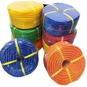 100 Grams 3 Strand PE Twisted Rope Pack In Coil Hank Roll Made In Rope Factory 2MM 3MM 4MM 5MM 6MM