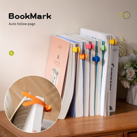 Marcadores de Página de Silicona Personalizados para la Educación, Clip para Libros, Marcadores de Página Flexibles y Duraderos, Multifuncionales para la Escuela y la Oficina