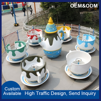 Attraction familiale immersive à double rotation, modèle FactoryDirectCustom, pour tous les âges, pour parcs d'attractions en plein air, équipement de divertissement