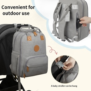 Sacs <span class=keywords><strong>à</strong></span> langer multifonctionnels 600D Snowflake pas chers avec poche antivol pour filles et garçons - Product Image 5