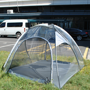 Tente bulle - Tente igloo instantanée - Tente de jardin pour 4 personnes - <span class=keywords><strong>Grand</strong></span> pod surdimensionné résistant aux intempéries - Protection contre le froid pour le <span class=keywords><strong>camping</strong></span> - Product Image 4