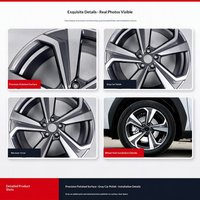 Jante en alliage d'aluminium de 19 pouces de qualité supérieure, remplacement direct OE, pièces détachées automobiles compatibles avec Geely Boyue L Galaxy L7