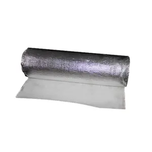 Hete Verkoop Thermische Isolatie Aluminiumfolie Doek Gecoat Keramische Vezel Stof Voor Vuurvast