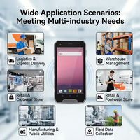 Terminal de données mobiles Android 13 avec scanner de codes-barres 1D 2D QR, PDA portable, scanner de codes-barres JR 937 PDAS