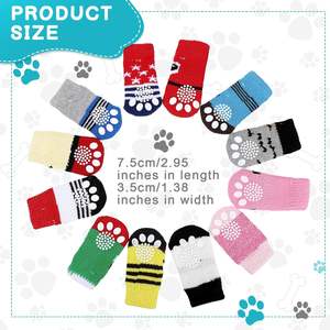 Accessoires de vêtements <span class=keywords><strong>pour</strong></span> animaux de compagnie en silicone anti-dérapant de luxe randonnée <span class=keywords><strong>chien</strong></span> couvre-pieds chaussettes <span class=keywords><strong>pour</strong></span> animaux de compagnie <span class=keywords><strong>pour</strong></span> une utilisation intérieure et extérieure en cuir Latex - Product Image 4