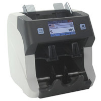 Ecran tactile 2 poches compteur de valeur trieur compteur d'argent de haute qualité détecteur de faux billets