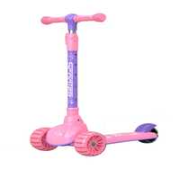 Jouet pour enfants, trottinette pour bébé, planche à roulettes, tricycle à pédales à trois roues avec roues lumineuses, corps épaissi, panneau antidérapant