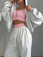 Fabricants de vêtements haut de gamme sur mesure OEM/ODM avec logo de marque personnalisé, MOQ, vêtements Y2K, ensembles de sweats à capuche pour femmes