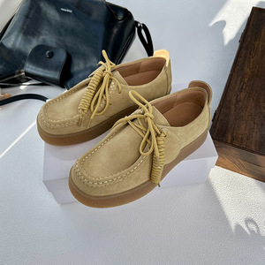 Zapatos Casuales de Mujer de Piel de Oveja Genuina, Diseño Italiano, Estilo Único con Cordones, Transpirables y Modernos para Otoño y Primavera, para Uso Diario - Product Image 2