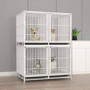 <span class=keywords><strong>Cage</strong></span> pour chat, blanche, 1, <span class=keywords><strong>2</strong></span> ou <span class=keywords><strong>3</strong></span> couches, <span class=keywords><strong>Cage</strong></span> pour animaux domestiques, galvanisée, bon marché - Product Image 2