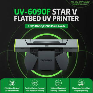 SUBLISTAR 6090紫外平板打印机喷墨印刷机高印刷速度丙烯酸玻璃皮革聚氯乙烯 - Product Image 2