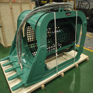 Accesorio de excavadora de fábrica de China Cubo de trituración y cribado de suelo para excavadora - Product Image 2