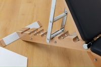 Banc de musculation professionnel en bois de hêtre, multifonctionnel pour la maison et la salle de sport, prix d'usine
